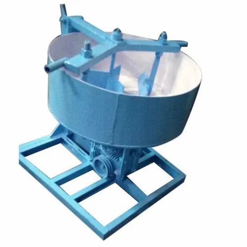 Semi Automatic Pan Concrete Mixer