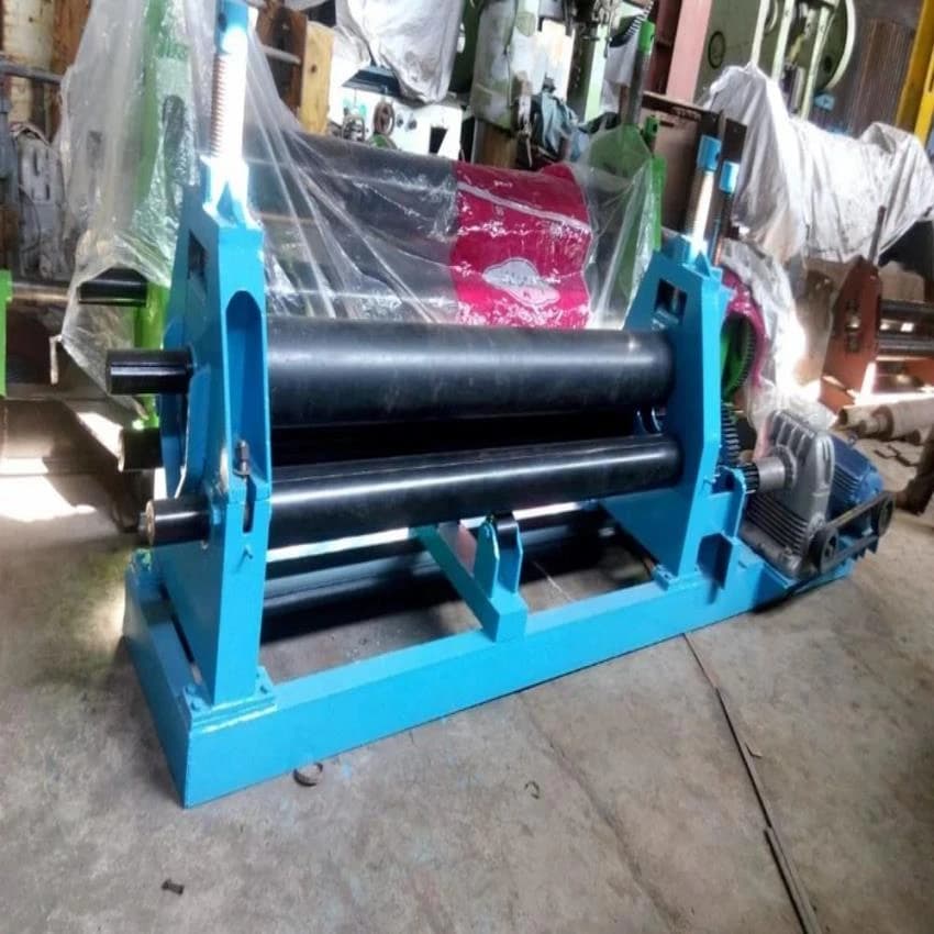 Mild Steel 3 Roll Plate Bending Machine, Capacity: 20mm, 2500