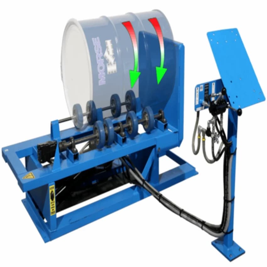 4 To 16 Rpm Mild Steel Hydra Lift Drum Rotator, For Industrial, Capacity: 455 Kg