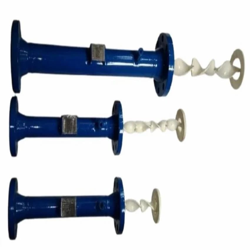 Polyvinylidene Fluoride (PVDF) PVDF Lined Static Mixers