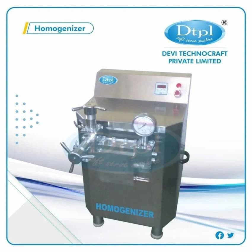 Stainless Steel Milk Homogenizer - 200 L, For Ice Cream