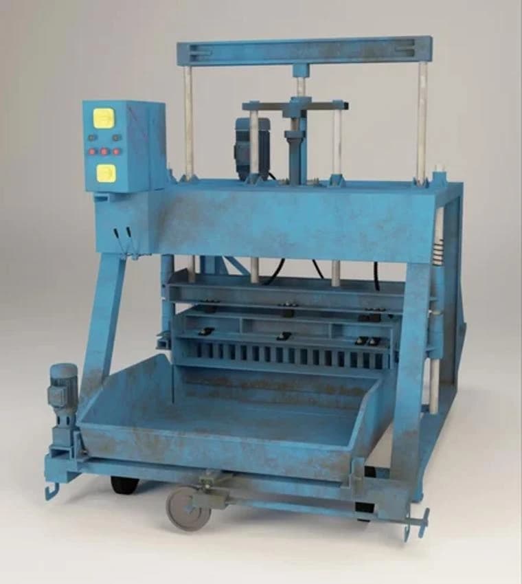 Semi-Automatic Brick Making Machine