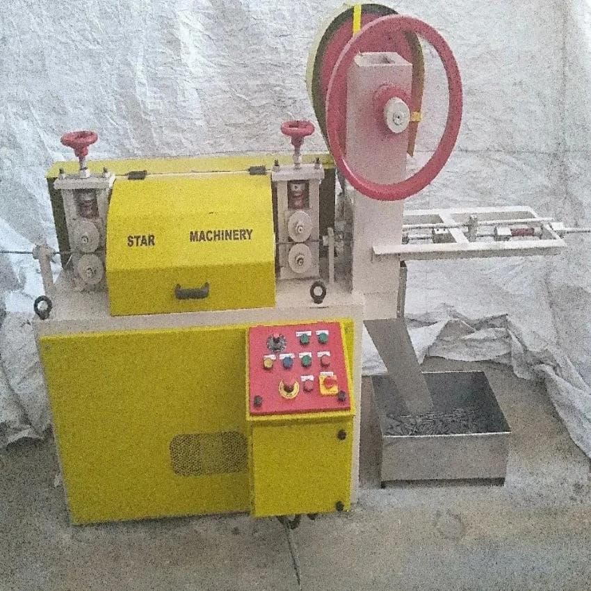 Star Machinery Mild Steel Hinge Pins Straightening And Cutting Machine, 18 SWG, Packaging Size: Cb