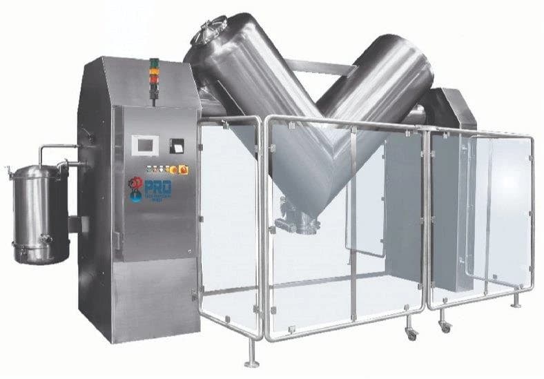 Stainless Steel V Blender Blending Machine Mixer, For Pharma, Capacity: 50 Ltr - 5000 Ltr