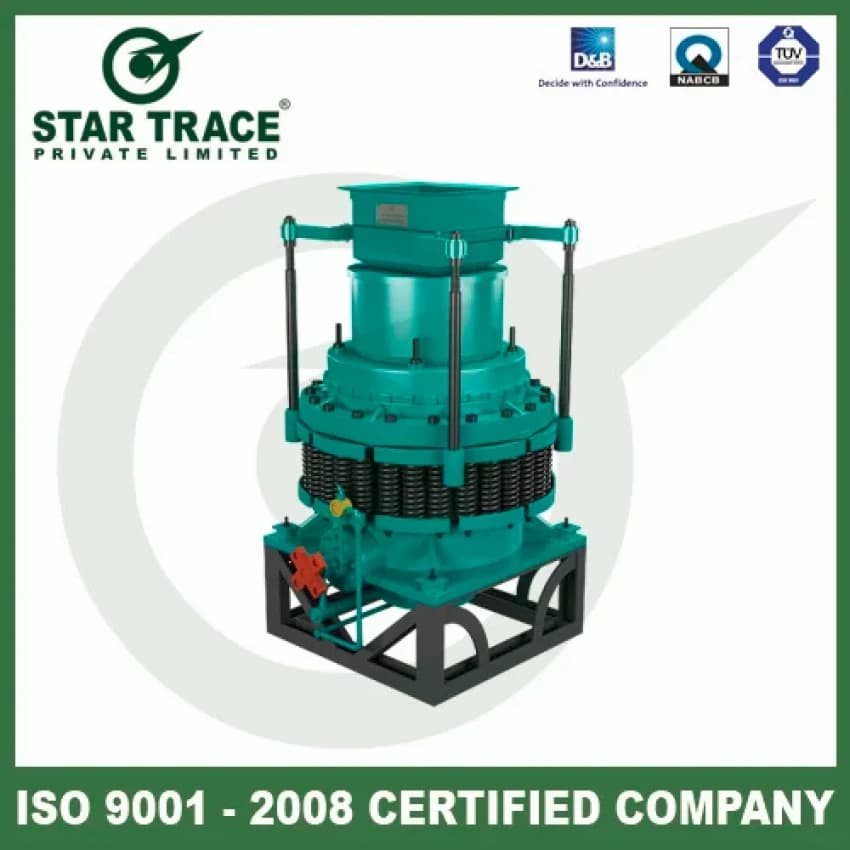 Stainless Steel Spring Cone Crusher, For Stone