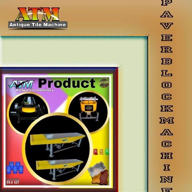 Designer tile making machine