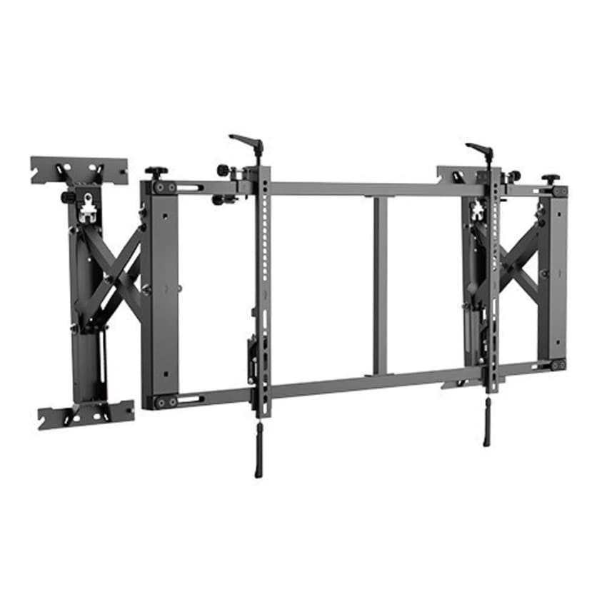 Mild Steel Matte Black Quick Assembly Video Wall Mount, Model Name/Number: LVW12-55T