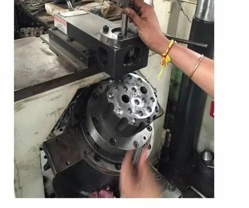MS DTH Bore Button Bit Pressing Fixture