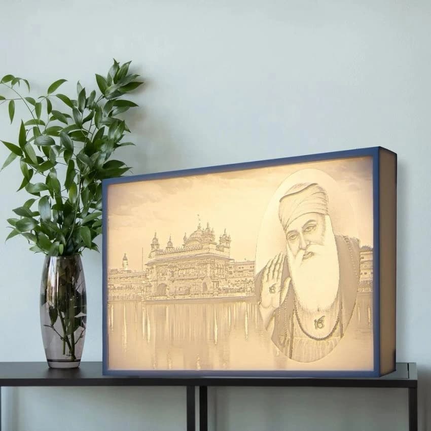 Corian 3D Lithophane Guru Nanak, For Office & Home, 8Kg