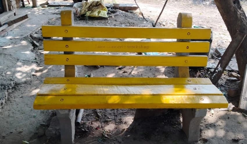 3 Seater RCC Precast Garden Bench