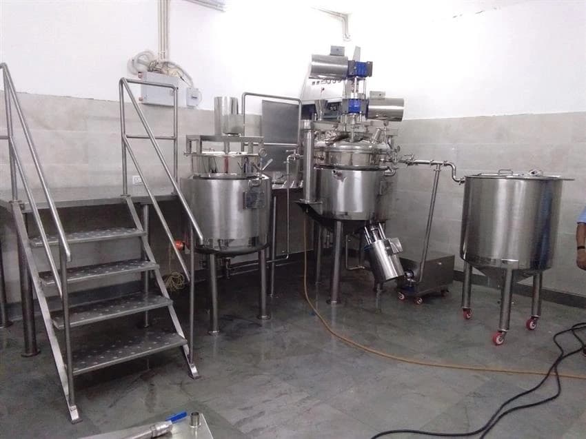 Toothpaste Manufacturing Plant, Capacity: 5 Kgs /Batch To 1000kgs /Batch