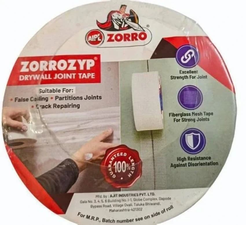 ABRO ZorroZyp Drywall Joint Tape