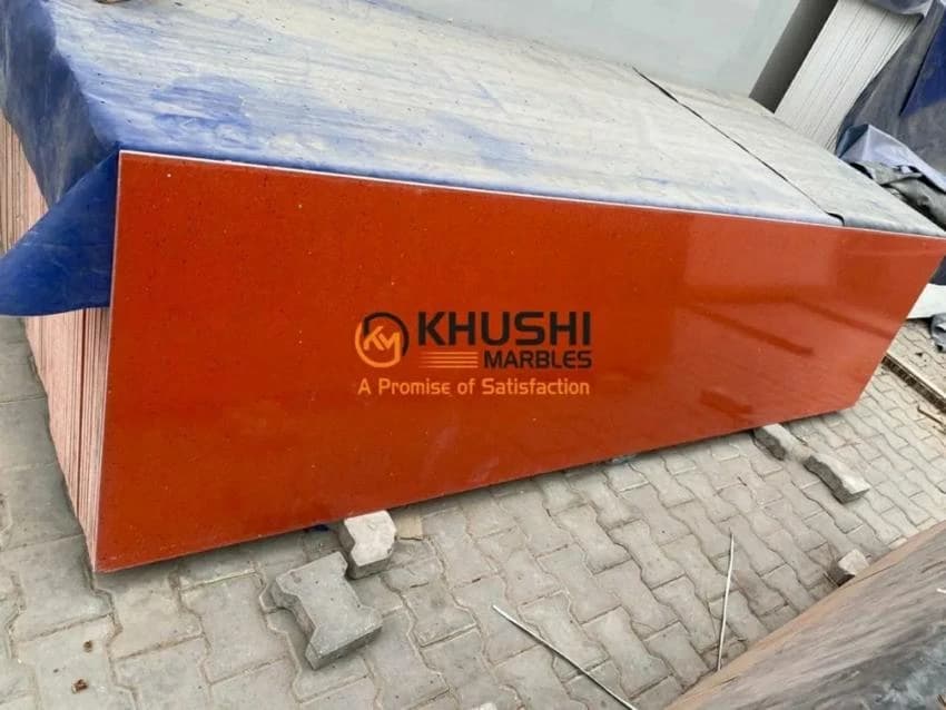 Composite Marble, Thickness: 16 mm, Unit Size: 8x2.5
