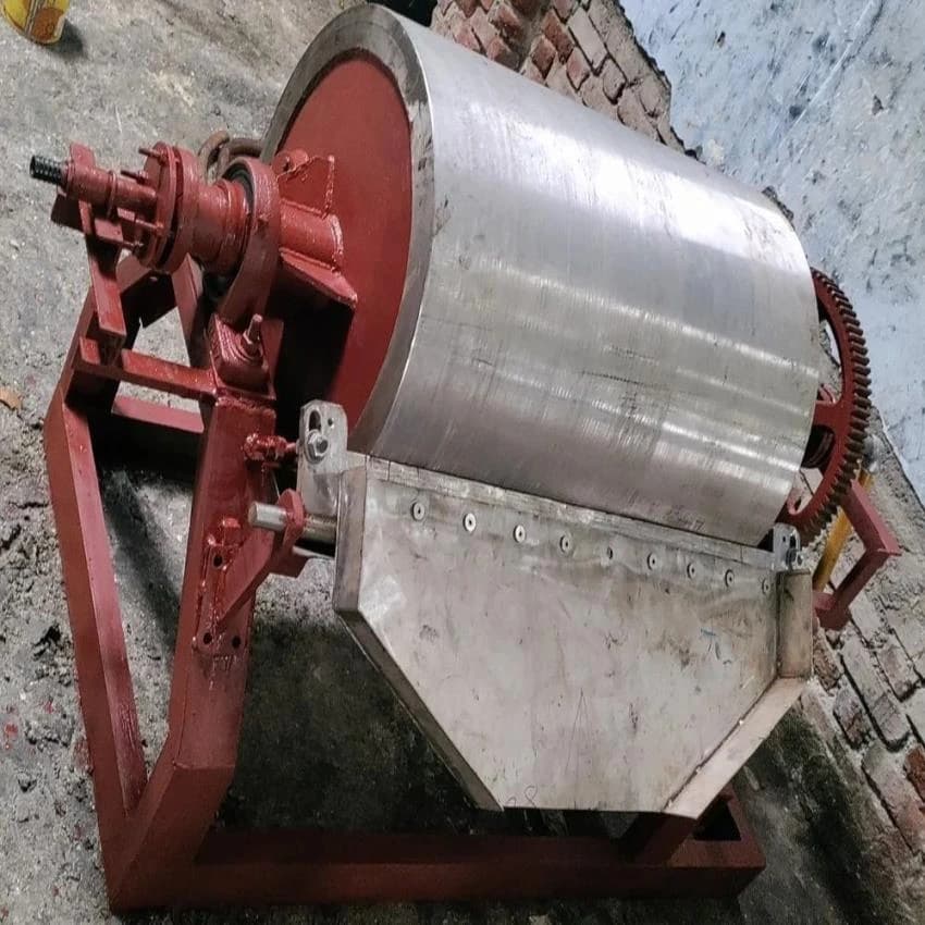 Stainless Steel Flaker Machine, For chemical, Automation Grade: Semi-Automatic
