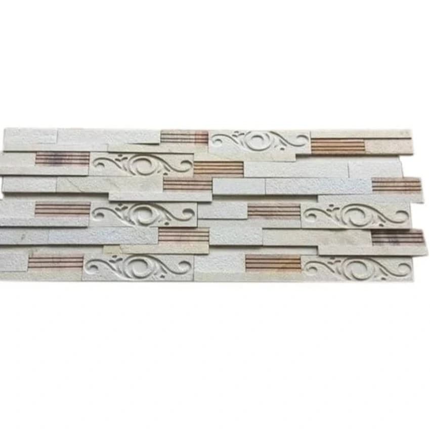 Natural Cladding CNC stone wall panel, Size: 6""x24"" inches, Thickness: 5-10 Mm