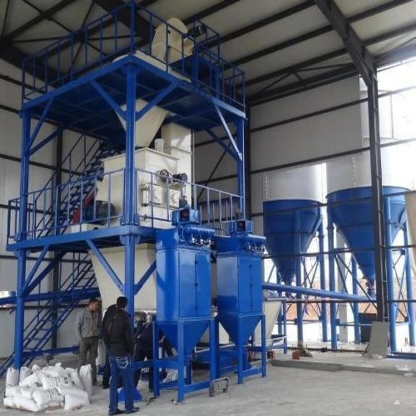 Automatic Dry Mix Mortar Plant, Material: MS