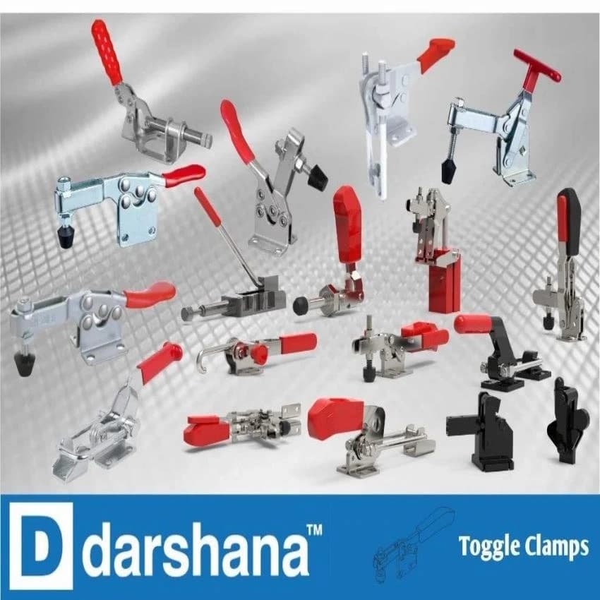 Red Vertical Toggle Clamp