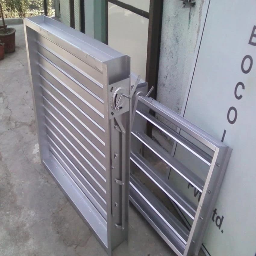 Galvanized Steel (GI) HVAC Duct Dampers, For Volume Control, Shape: Rectangular