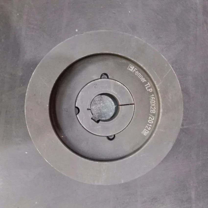 Mild Steel Fenner Taper Lock Pulley, For Double Beam Crane, Capacity: 2 ton