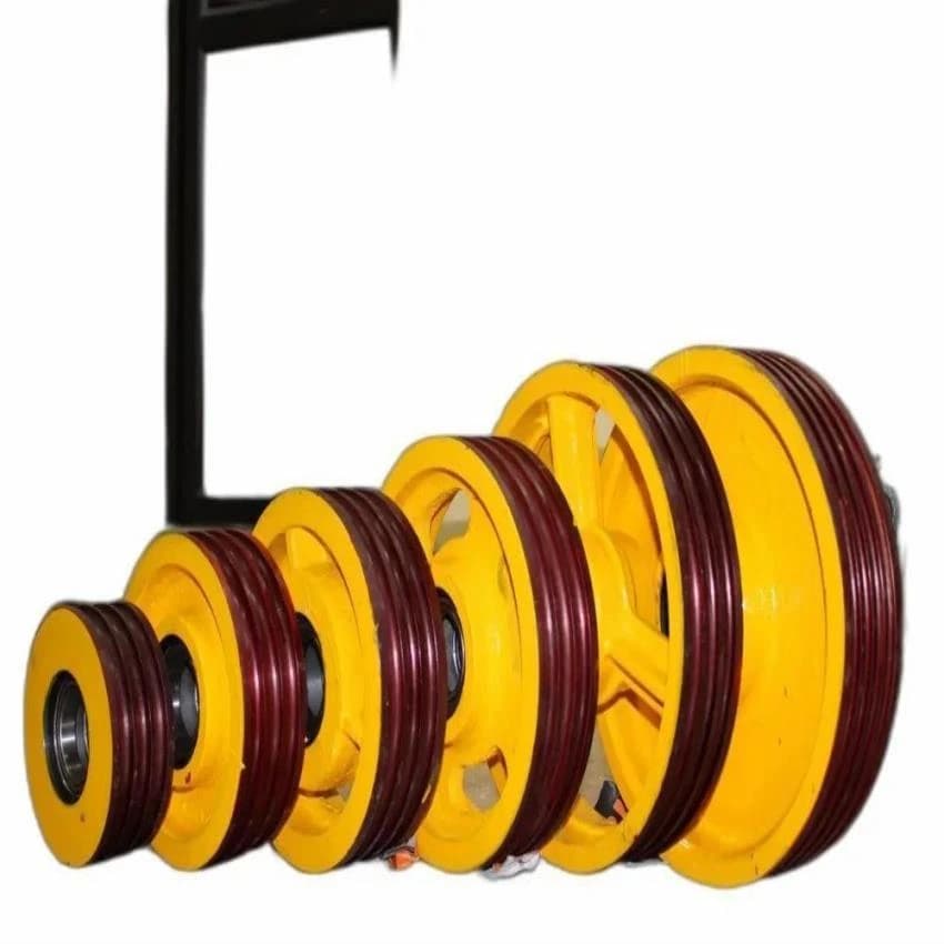 Cosrays Mild Steel Elevator Diverter Pulley, Capacity: 1 ton, 12 m