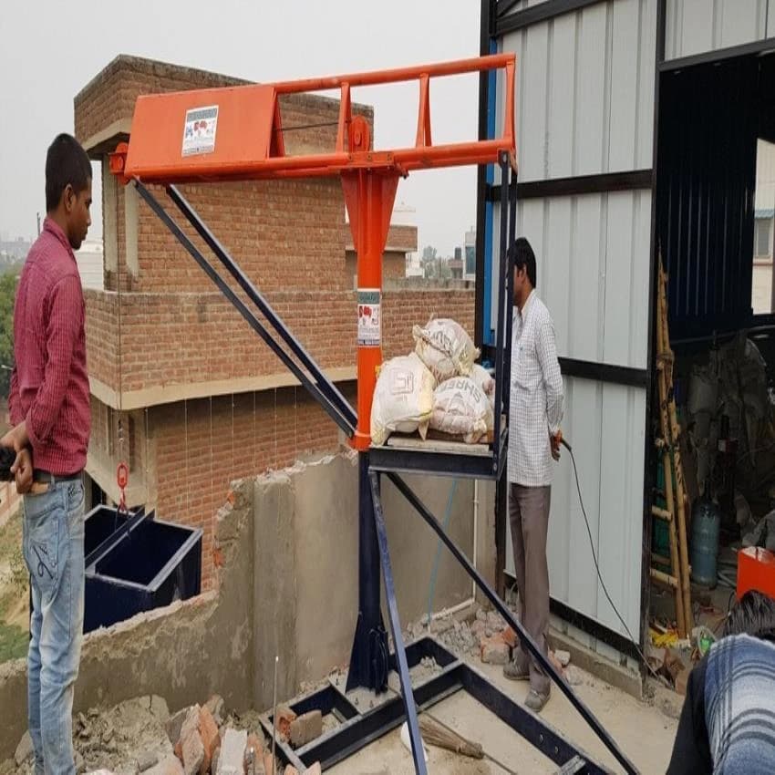 Trolley Heavy Hoist Crane 500 Kg, For Construction