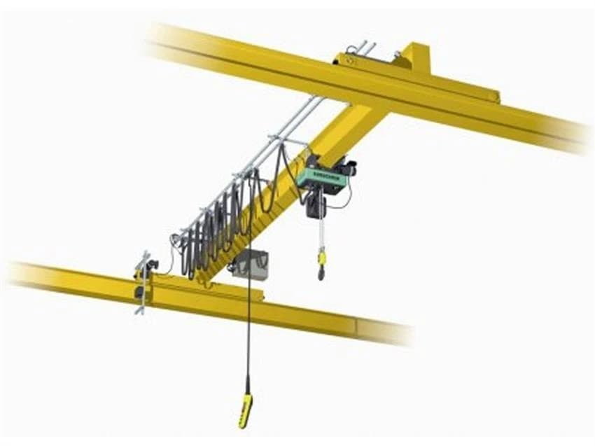 With Trolley Crane Hoists, for Industrial, Capacity: 1-3 ton
