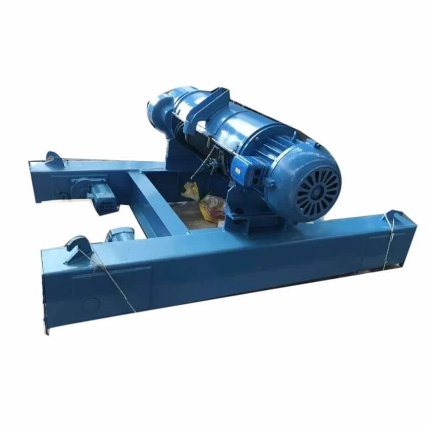 Trolley 10 Ton Mild Steel Heavy Electric Hoist Crab, For Industrial