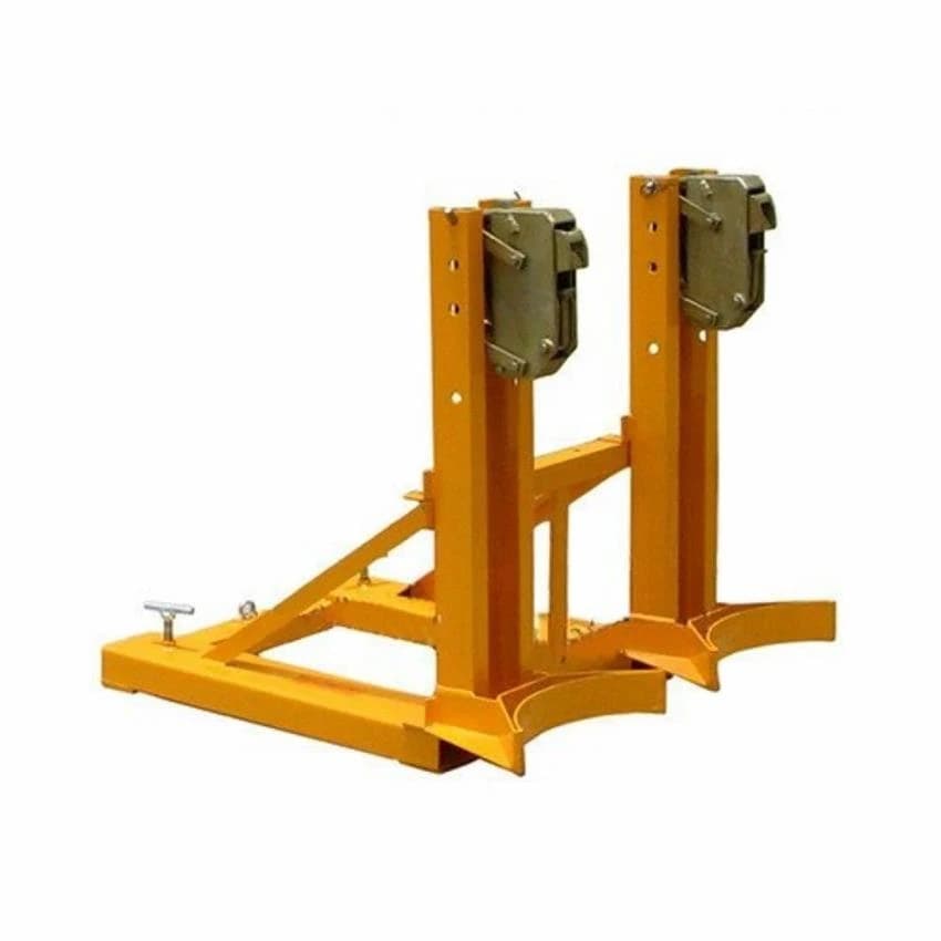 Manual Forklift Drum Grab Attachment, 250-500 mm, Model Name/Number: Drumgrabt