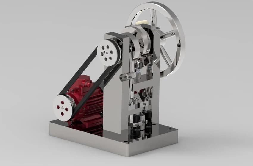 Tablet Press Machine, Capacity: 2000 tablets/hr