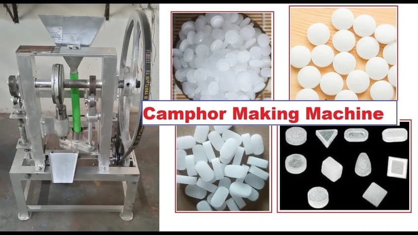 Camphor Making Machine, Capacity(Tablet/Hr): 1000