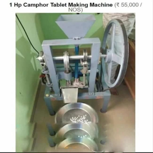 2 Kw Camphor Making Machine, Capacity: 10 To 12 kg/Hr, Model Name/Number: 10 Die