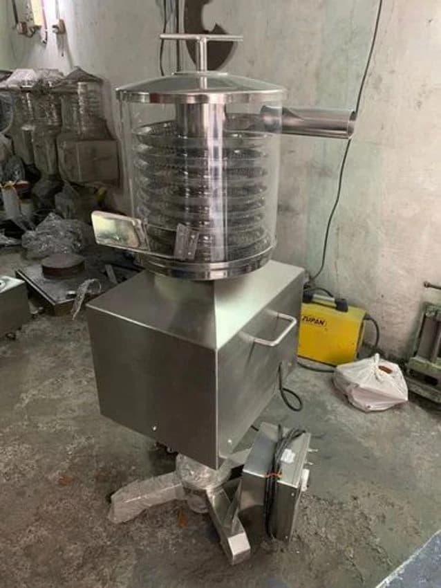 Pharmaceutical Tablet De-Duster - Spiral Deduster & Elevating Dedusting Machine