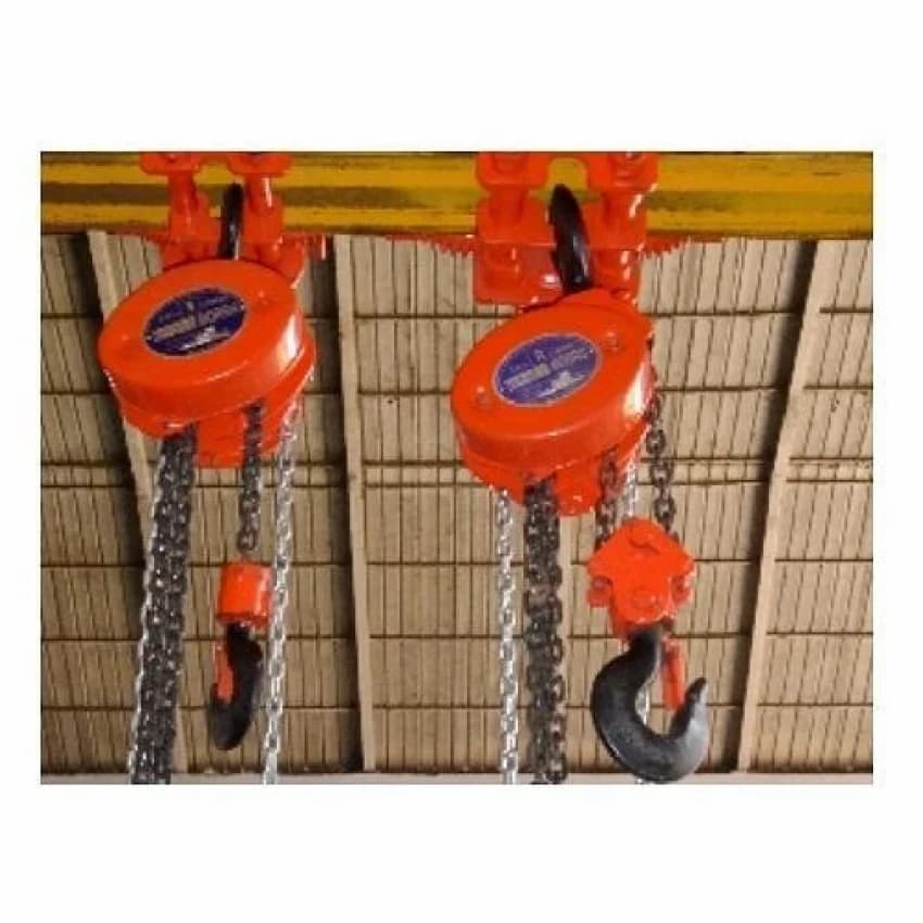 Morris Mild Steel RS Chain Pulley Block, Capacity: 2 Ton, for Single Grinder Crane