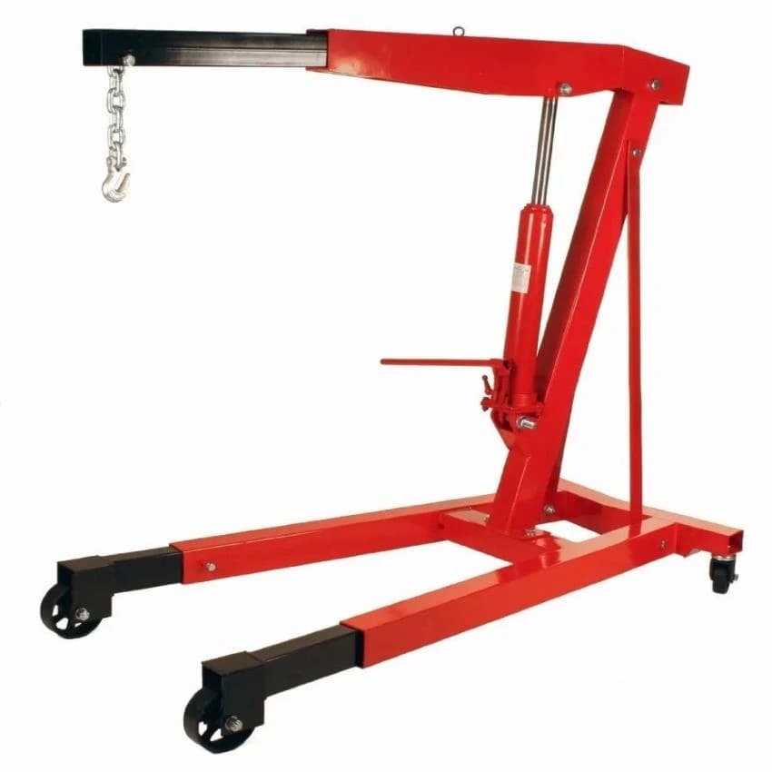 Yellow Hydraulic Engine Crane, Max Height: 0-20 feet, Capacity: 0-5 ton