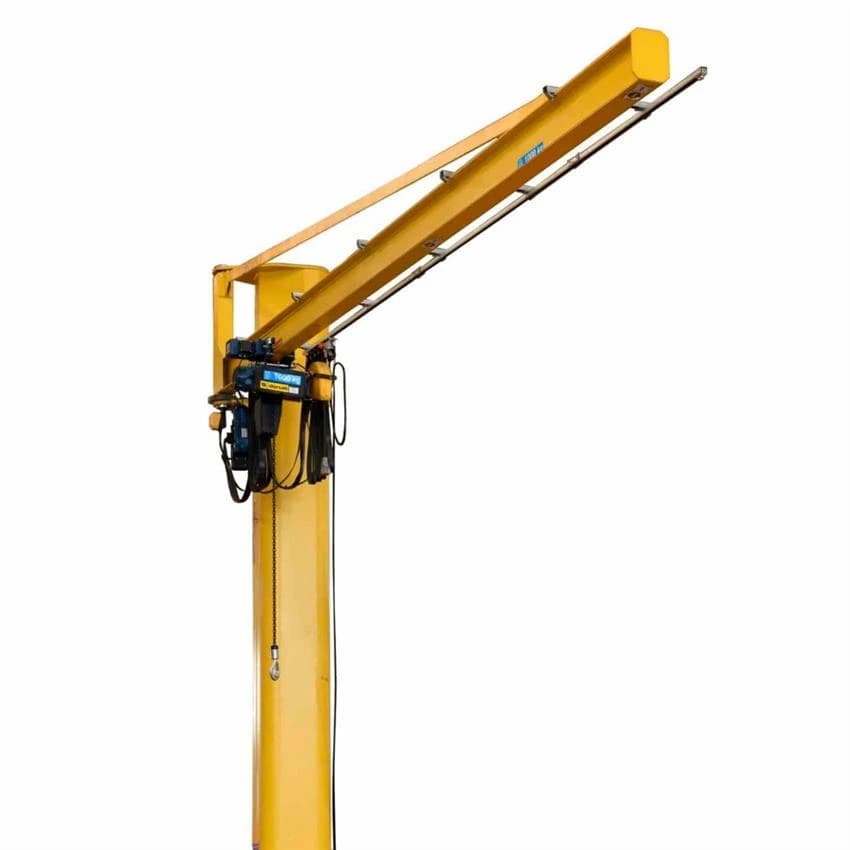 Wall Mounted Pillar Crane, Max Height: 0-20 feet, Max Lifting Capacity: 0-5 ton