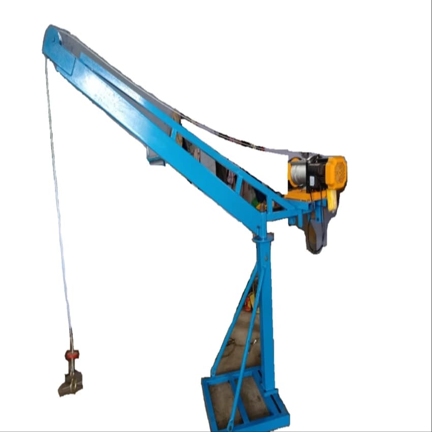 Electric Mini Lifting Crane, Max Height: 80-100 feet, Capacity: 0-5 ton