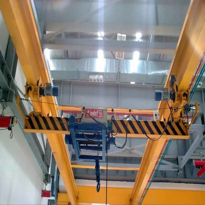 Vikash Fabrication Electric Underslung EOT Crane, For Material Handling
