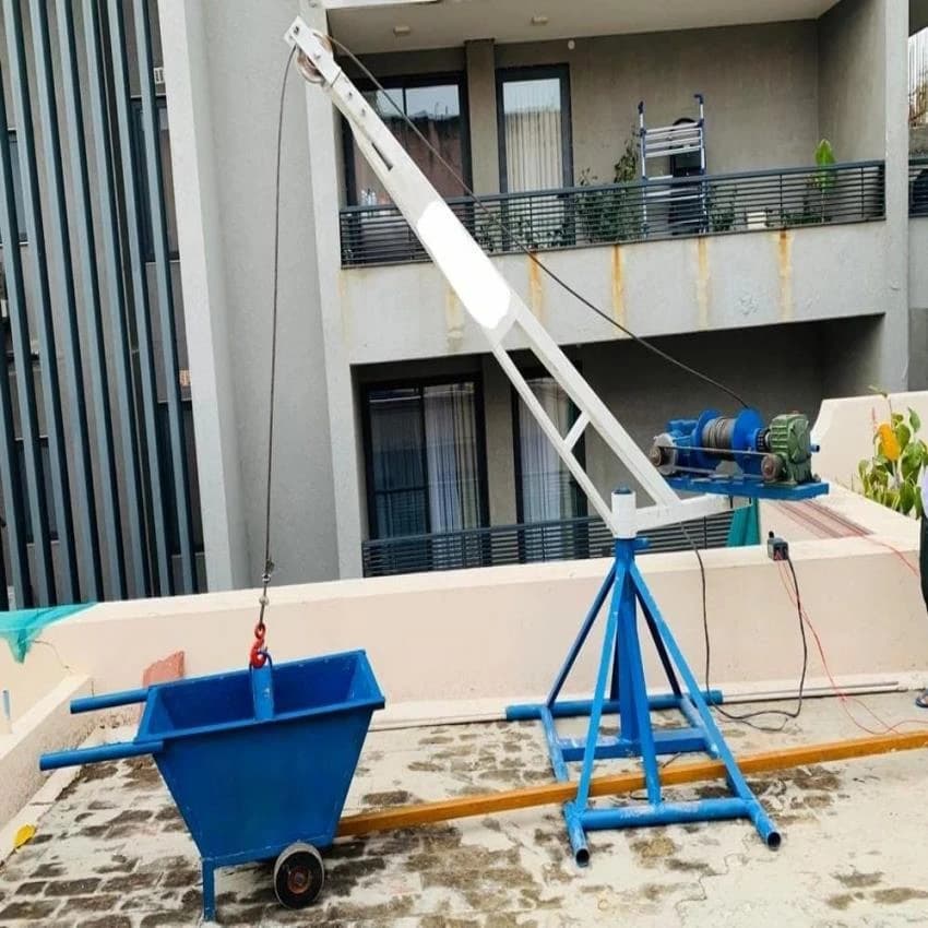 With Trolley Material Hoist Mini Monky lift