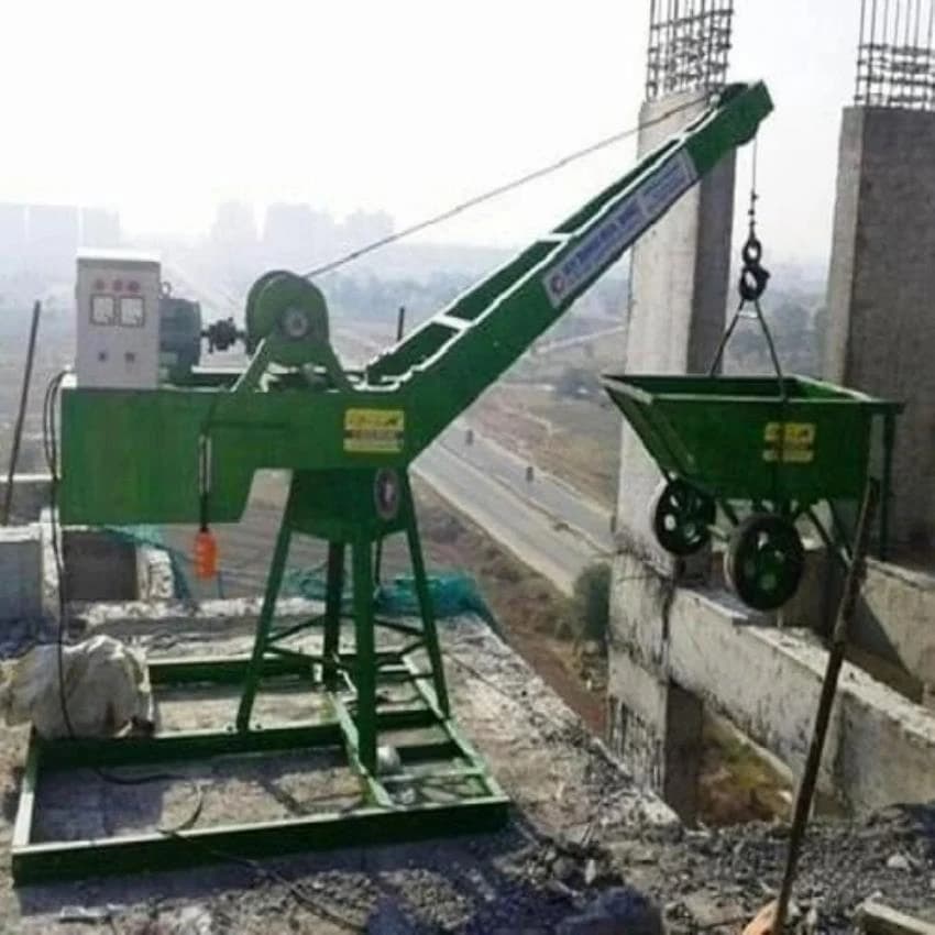 Balajee With Trolley Monkey Hoist Lifting Machine, For Hoisting Material