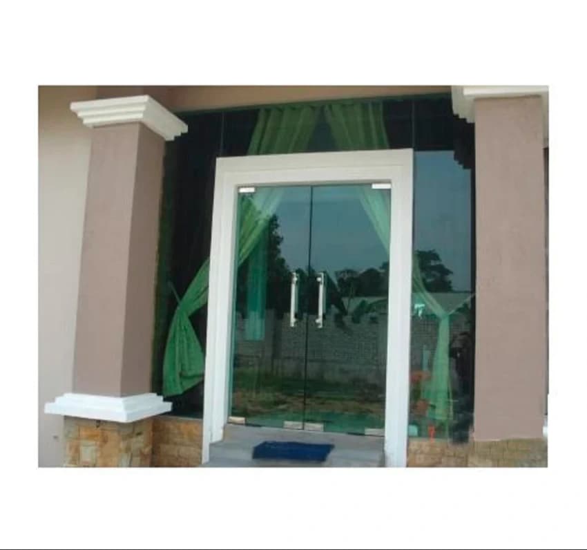 Plain Printed Toughened Door Glass, Size: Upto 10 X 7 Ft