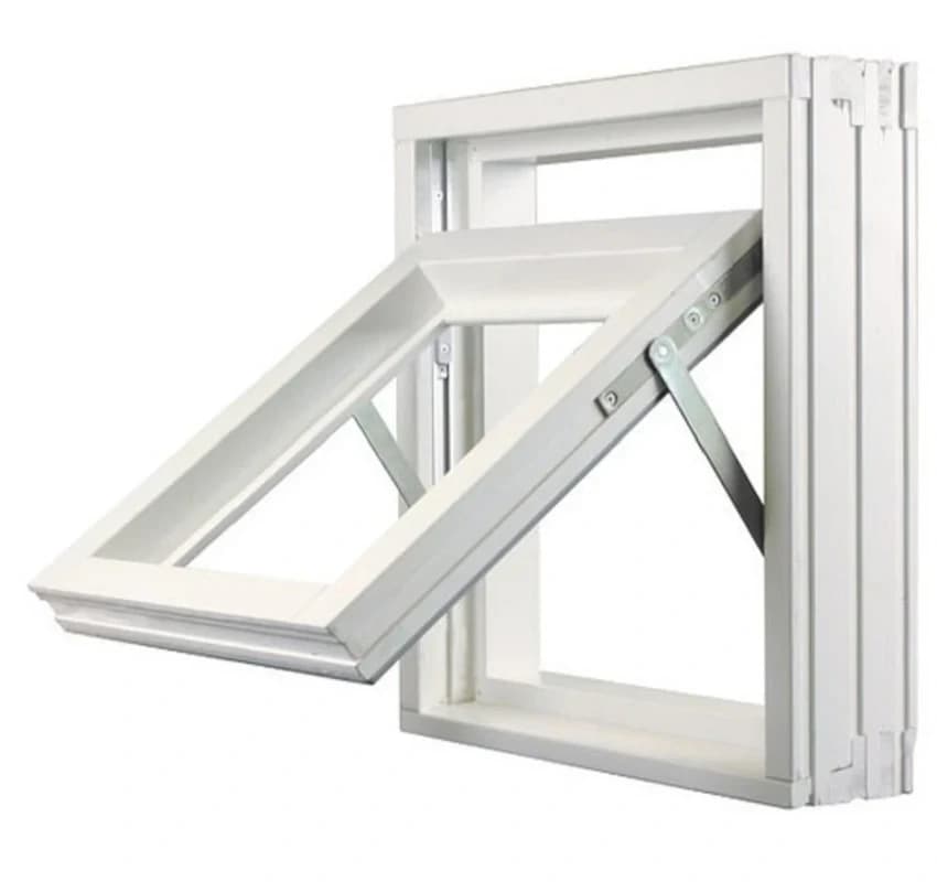 Powder Coated Aluminum Top Hung Window, 5 mm