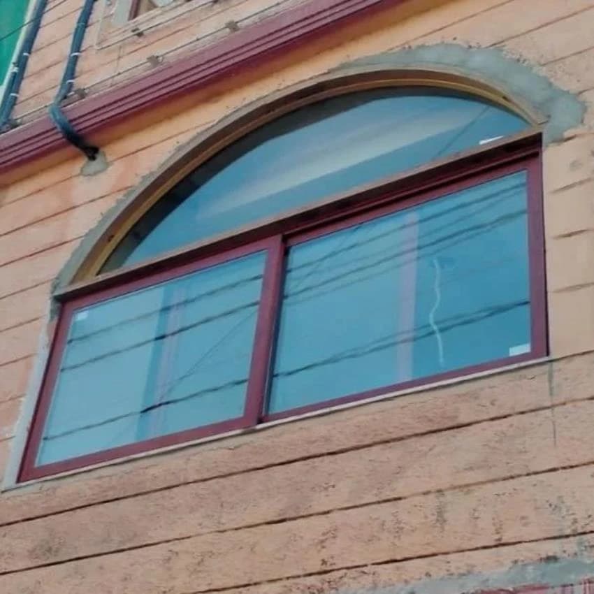 Domal windows in wooden coating with DGU Glass