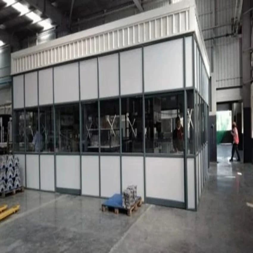 Aluminium Acoustic Rectangle Aluminum Partition, For Commercial