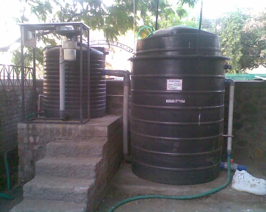 Food Waste Biogas Plant, For Industrial, Automatic Grade: Automatic