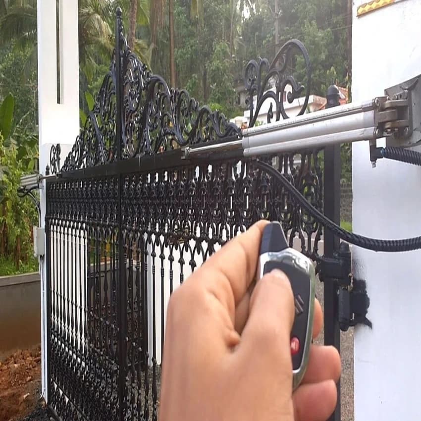Mild Steel MS Remote Controlled Gate, 10 Feet