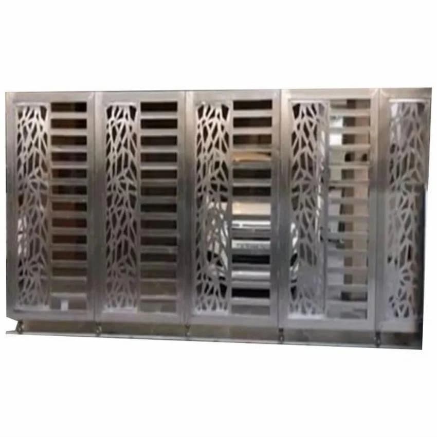 Stainless Steel Automatic Remote Control Sliding Gate, For Home/Office