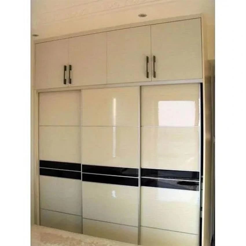 Black Wardrobe Sliding door's with lacquered glass, For Home,Hotel, Exterior