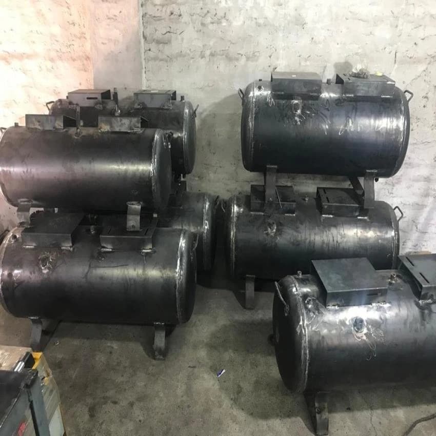 MS Horizontal Air Tank Reciver, 100, Storage Capacity(litre): 500 L