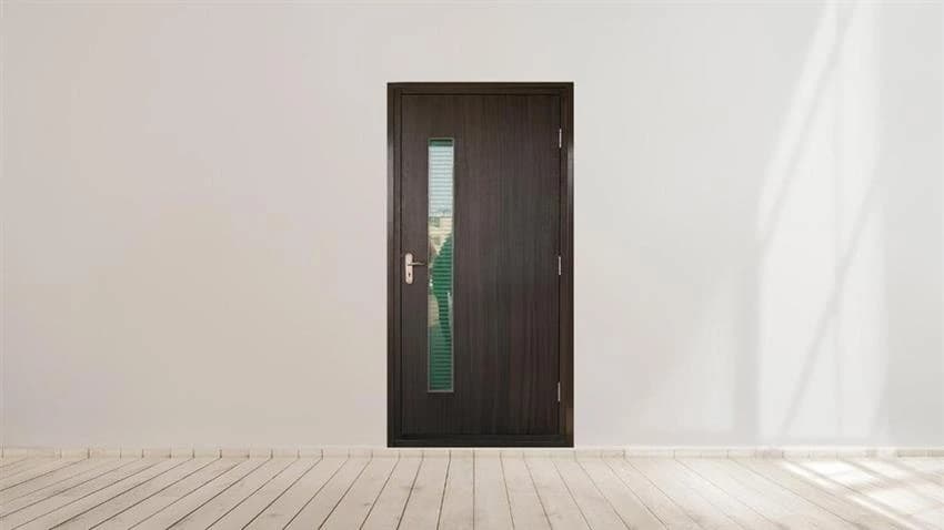 Iron Powder Coated Tata Metal Door, For Home, Thickness: 45