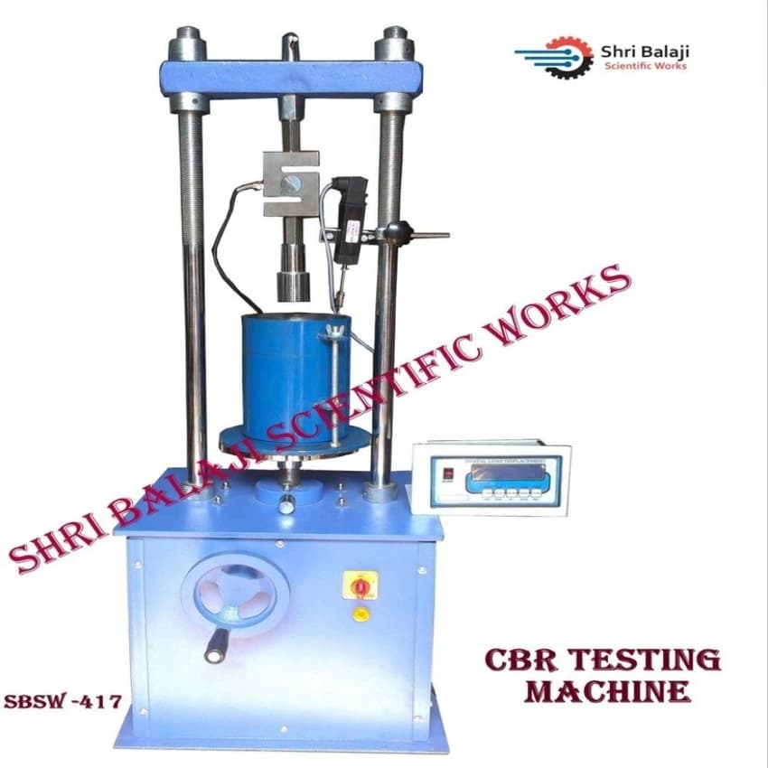 Blue Digital Cbr Testing Machine